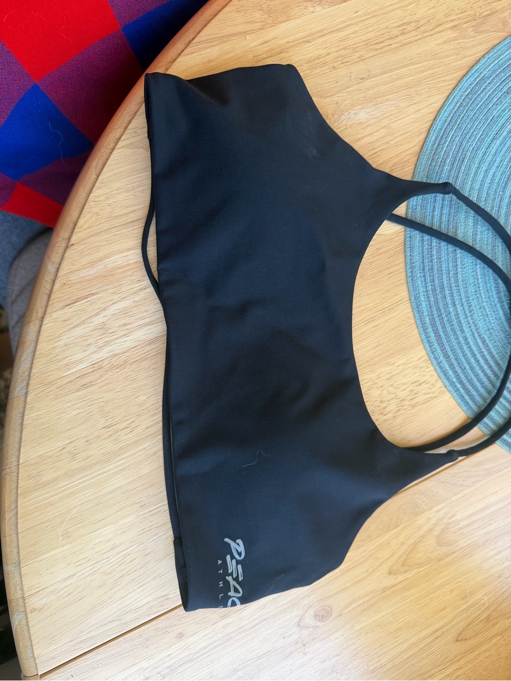 Strappy Back Sports Bra - Black - Picture 8 of 10